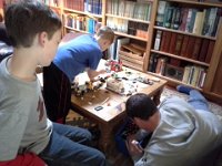 20140406 153140  Daddy playing Legos with Ben, too. Still on Spring Break here. So nice to see the family together.