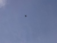 20140502 085120  A crazy drone camera taking pictures at Wilkes for the architectural firm. It has about 4 little hover things to keep it in the air!
