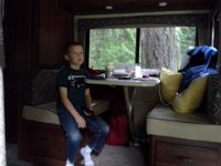 20140525 154943  Ben in the RV watching cartoons in Spanish (?) while we chat with Mom and Richard.