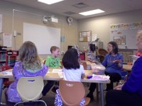20140529 163928  Ben at his PREP class with two delightful teachers. He was answering all kinds of questions correctly from his learnings during the year. Amazing!