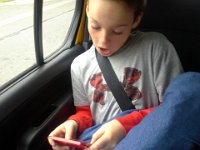 20140625 101305  Sam sending a few texts. He has the FUNNIEST sense of humor via text. I can't tell you how much fun we've had getting his notes. I will have to figure out a way to dump Sam's first week of texts for a keepsake.