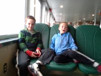 20140627 171832  On the last ferry home. We were a little kooky for sure! Sam was showing us the movies he'd taken on his phone. They were hilarious!