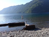DSC01166  I swam!!! It is my policy to swim in Lake Crescent because it is so beautiful, even if it is cold.