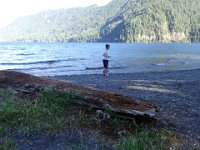 DSC01179  The next morning, skipping stones already!