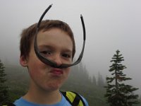 20140816 174321  Sam, you are so funny!! He said this was a handlebar mustache!