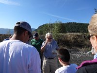 DSC01415  Another briefing about silica in black rocks which the Canadians are using for insulation. I forget exactly what it is, but Bob said here in the US we'd probably bury it instead of using it.