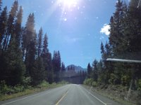 DSC01547  After tubing and an old-tyme photo session, we are heading home over the North Cascades.