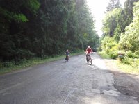 20140802 160458  Long hill. Daddy is very good with #2, who tends to be a bit vocal about challenge.