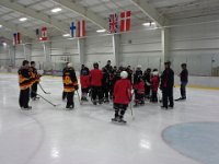 20141111 165222  Power Skating Clinic - a fundraiser for our team and attended by 30 kids. Everyone gave it good reviews. There were 8 Warriors on the ice helping run it! Awesome!