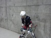 20141120 164958  A hockey practice got cancelled due to broken Zamboni - actually second cancelled practice in a week, with a broken BORROWED Zam - what are the odds of that happening? I mustered a pickup practice on roller blades at Wilkes for the Bainbridge kids. About 6 came and Darrel ran practice and drills. It was great. The kids really hate losing ice time. They're grumpy for hours. Then pizza afterwards.