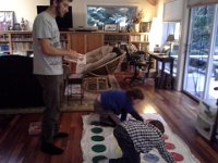 20141124 143730  Learning colors and left, right, hand foot in German with our awesome tutor, Nathan!