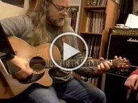 20141201 191915  I often record Randy playing so Sam can refer to the riffs later.
