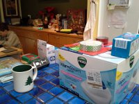 20141227 150514  EVERYONE has been sick. No kidding. This is my "hospital."