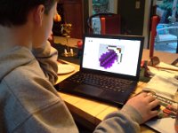 20141231 151105  This is an obsidian sword Sam made and will "call" into a Minecraft game to use.