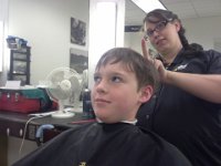20150320 170859  Haircut time! They just love it!
