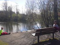 20150321 123300  Out on a 5K jog around Battle Point Park. Such a good time!