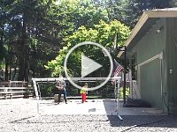 20150503 123355  The boys have a neat game they play with rebounder, hockey stick and baseball mitt.