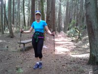 20150510 125509  Kim loves this old railway part of the trail.