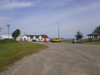 20150510 133720  There's the general store and our two trucks.