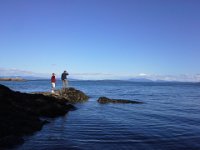 20150619 093212  A little beach exploring before heading out.
