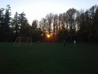 20151103 162919  Soccer practice for Ben - getting dark early now.