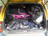 20151111 110628  This is our truck with gear for 4!