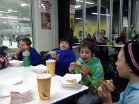 20151111 145842  Pizza and hot chocolate. I think there were 9 hockey boys at stick and puck on Veteran's Day?