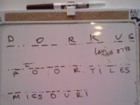 20151112 072029  I learned Morse code this fall, so every morning the boys give me a pop quiz.