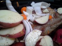 20151115 121539  And pot roast. I'm actually cooking. Can you believe it?