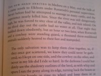 20151116 072338  I'm reading a biography of Teddy Roosevelt, and find passages of his life out west very interesting. He is a fine example of someone who seizes life by both horns.