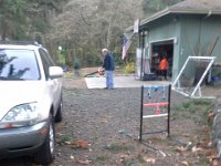 20151125 160616  I'm splitting wood - enough will be in this wheelbarrow for a few days.