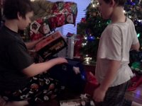 20151225 083141  Radar gun to see how fast they shoot!