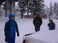 20151220 080759  Up in the morning, taking a good loo kat all that snow! First time in snow pants and gear for our kids. Dave had to hit REI the day before to get stuff...hoping they don't outgrow it too fast!