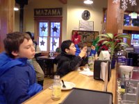 20151220 083301  Grabbing some food at a great general store before hitting a ski bowl at Loup Loup pass.
