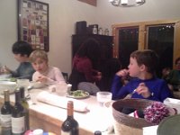 20151221 181958  At the Renna's for Julian's birthday, and also celebrating Zack's birthday the next day!