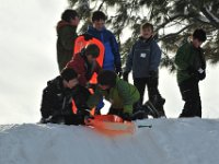 RMT 3585  The sledding went on from 10am until 5pm when we had to HAUL them off the hill for dinner! They literally would NOT come in for food. We had to lure them with cookies.
