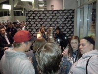 20151205 201515  Waiting in line a second time for a more clear picture. I've called Dave down from the game to join me for the picture now...