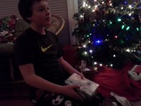 20151224 221551  And now Sam...Magic cards!