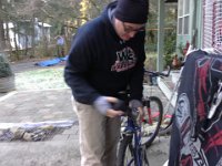 20151231 133902  Anniversary bike adventure. It's only 19 degrees out.