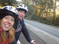 20151231 154534  On our way home. Many stops. I'm buzzed. Biking uphill shoots beer straight to my brain. And I'm half Dave's size. The last time we did this...