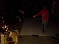 20160104 165557  Boys shooting in the garage. Many hours spent doing this. Nana and PopPop - they LOVE the stickhandling toys you sent for Christmas!