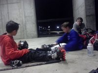 20160119 185539  Ethan (in red) LOVED scoring!