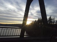 20160209 165045  The drive to the rink - Agate Pass Bridge.