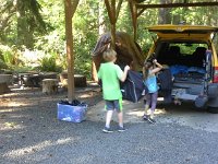 20160501 160456  Then a bag packing and stowing relay race to be sure they can get their gear ready without driving parents nuts. That was the idea, anyway ;)