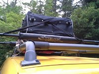 20160504 195611  This is how we stow extra gear to give others a ride home.