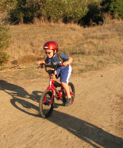 img_0531 Here's Sam on his new bike which we'll keep at Gramma and Richard's!