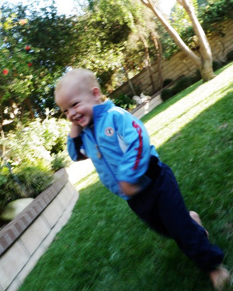 pa310030 Ben talking to Daddy and refusing to give me the phone!