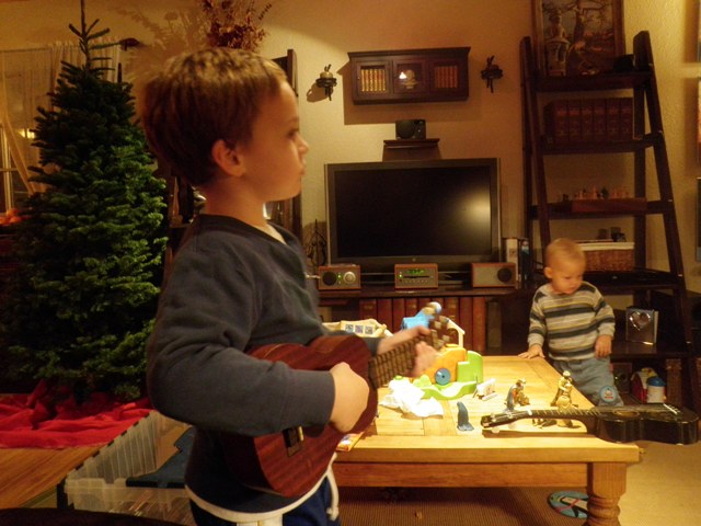Decorating the house for Christmas!