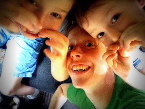 Funny faces x 3!