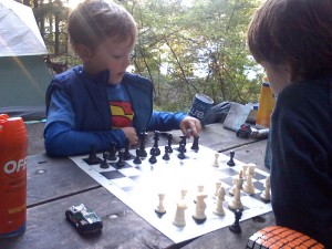 A little chess before bed :)